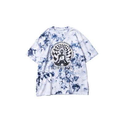 LIBERAIDERS BE HERE NOW TIE-DYE TEE 扎染冥想短TEE
