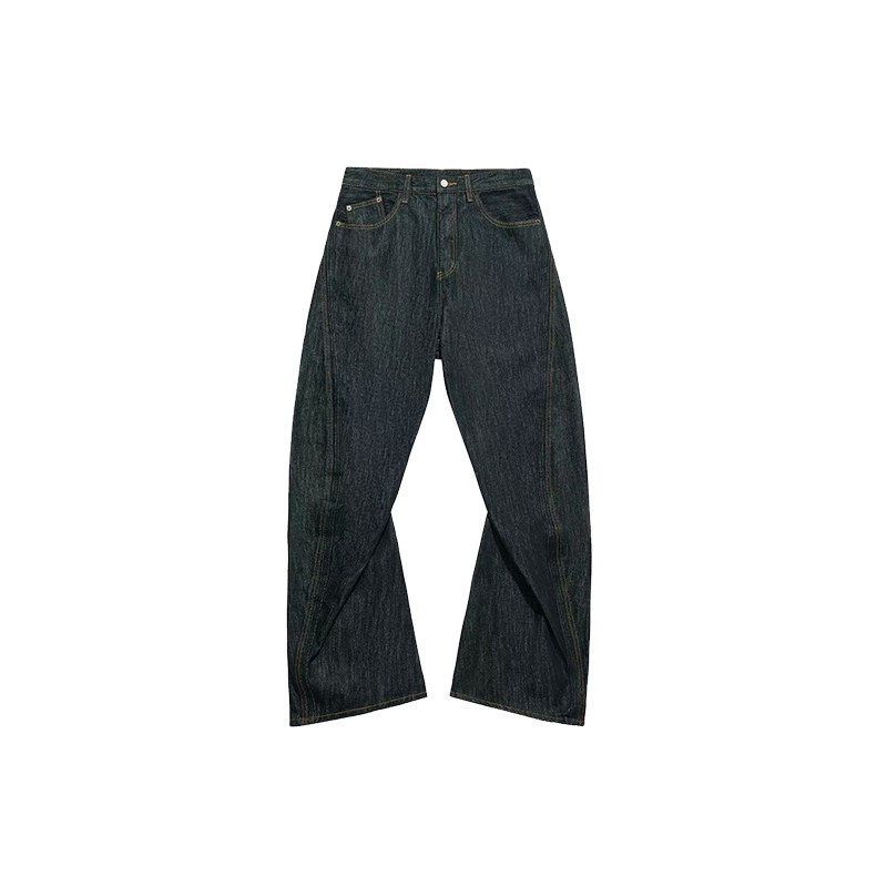 Sense Unwash 3D Curved Jeans Indigo 立体剪裁 牛仔裤