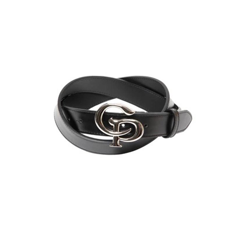 Cootie Symbol Buckle Leather Belt 日产 锌合金 字母牛皮腰带