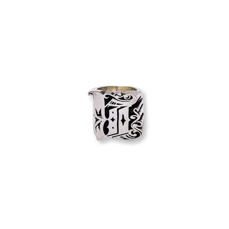 Sunny C Sider × R-RATED ring 全银戒指
