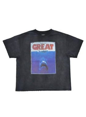 greatLAnd ORIGINAL BITE ALL I'M SICK TEE 大白鲨