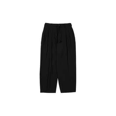 Cootie T/W Twill 2 Tuck Wide Easy Trousers 78%羊毛混纺长裤