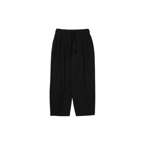Cootie T/W Twill 2 Tuck Wide Easy Trousers 78%羊毛混纺长裤