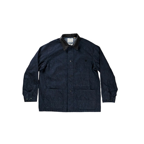 FullCount X GDC Leather Collar Denim Jacket 皮领工装夹克