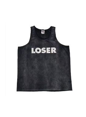 greatLAnd ORIGINAL×ONEITA LOSER TANKTOP BLACK 做旧 坦克背心