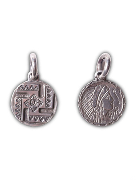 WEST RIDE SWASTIKA TOP万字吊坠925银