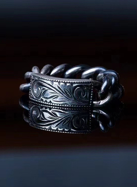 Antidote男女同款银饰戒指