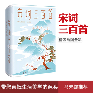 正版现货 宋词三百首 马未都推荐 上疆村民 非注音版 精装插图全彩珍藏带您直抵生活美学的源头