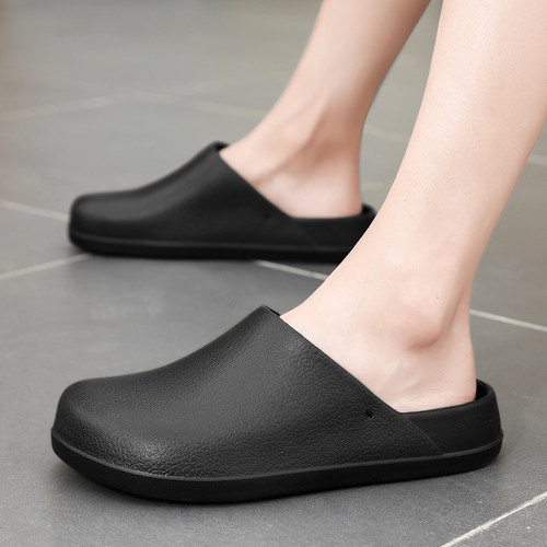 开多夏季防滑简约荔枝纹洞洞鞋