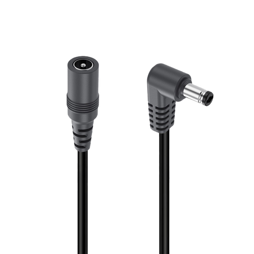 DC5.5*2.1MM公对母延长线圆头圆孔圆形接口电源线5521公母加长连接直角弯头电吉他单块效果器供电母头转公头