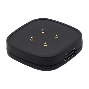 适用Fitbit versa3/4智能手表磁吸充电器转换头sense 2充电底座Type-C接口数据线充电转接头转换器磁性电源线