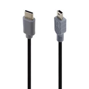 typec转mini USB公数据线c口转T型老式车载行车记录仪电源线汽车连接转换迷你充电线转接线适用大众途昂X威然