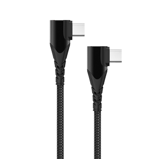 双弯头手机数据线双头typec接口PD快充L型车载USB充电器短线游戏不挡手适用小米华为苹果iPhone15平板电脑Pro