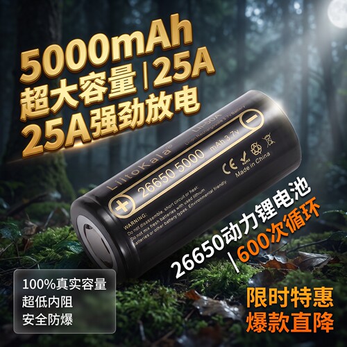 266505000mAh大容量电池动力