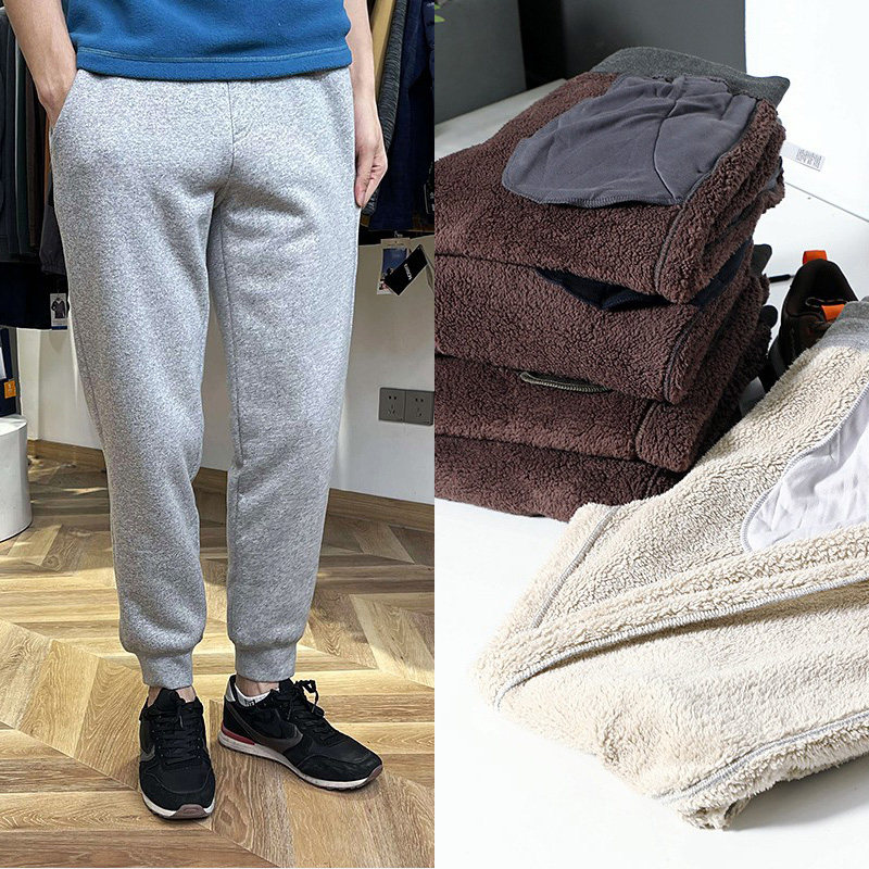 男装/女装2025冬季新款羊羔绒加厚加绒保暖收口休闲裤卫裤440539,男装,休闲裤,淘宝优惠券,粉丝福利购,淘宝优惠卷
