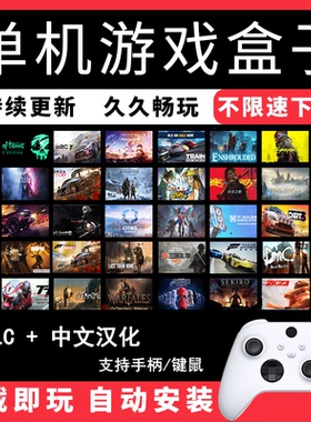 大型电脑PC单机游戏盒子库高速入库中文大作热门3A免steam离线