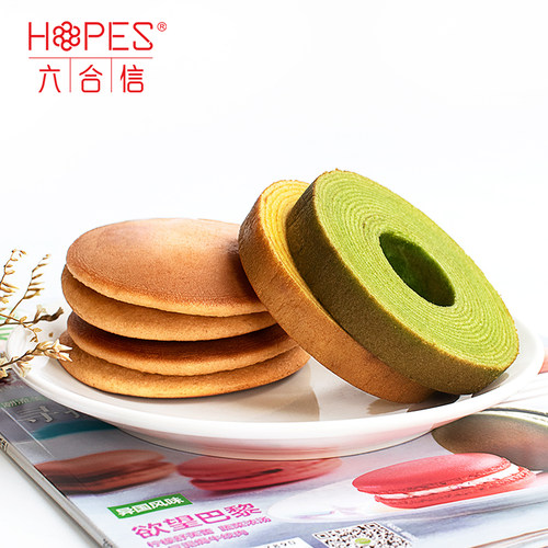 抹茶铜锣烧500g年轮蛋糕