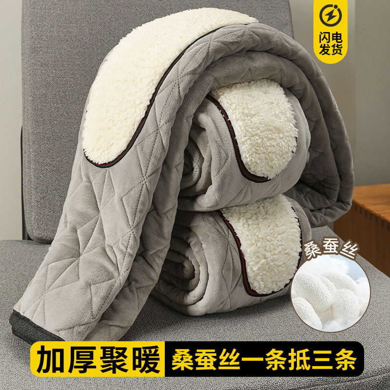 俞兆林中老年款男士蚕丝云朵绒护膝保暖裤加厚加绒打底裤棉裤冬季