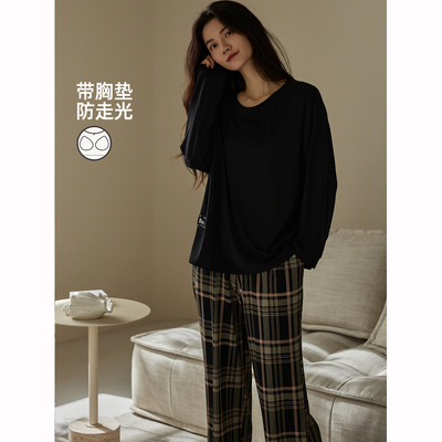 康汝雅春秋季拉架棉可外穿家居服