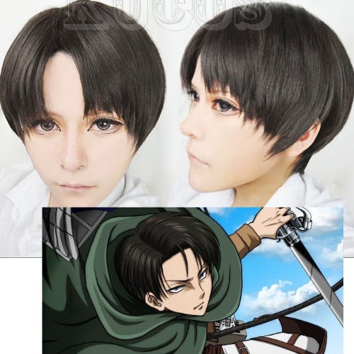 男士黑色三七分假发现货批发