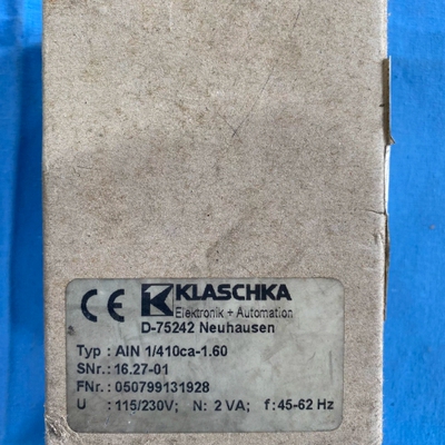 议价 KLASCHKA科希卡AIN 1/410CA-1.60 050799131928 16.27-01控