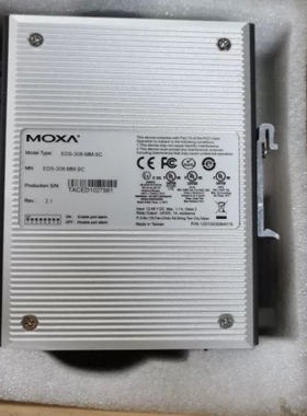 议价 EDS-308-MM-SC MOXA EtherDevice Switch乙太网交换机议价