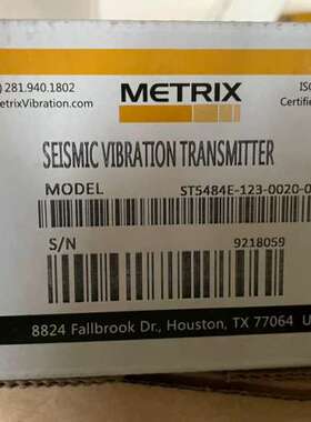 售前美国METRIX迈确震动变送器ST5484E-123-0020-00