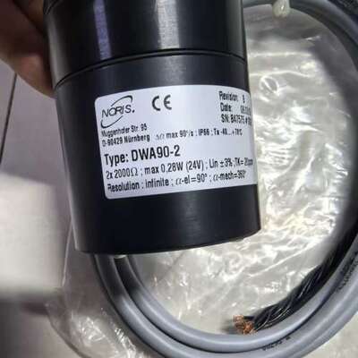 售前NORIS编码器，型号DWA90-2，工作电压24V，分辨率