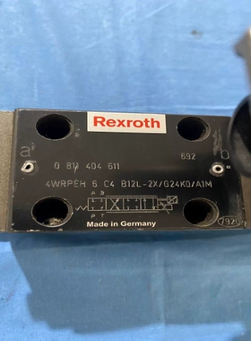 议价 REXROTH力士乐4WRPEH6C4B12L-2X/G24KO/A1M 0811404611比例