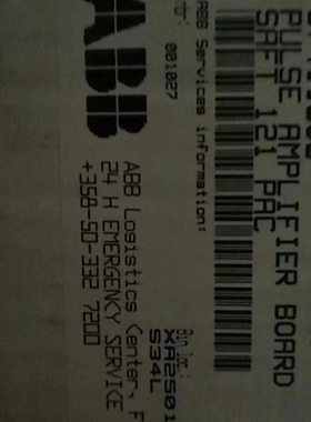 议价 模块ABB 脉冲放大器SAFT 121 PAC 57411503