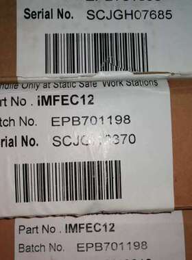 售前IMFEC12  DCS卡件  IMFEC12  FEC12  IMFEC12 开封