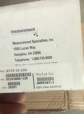 售前美国MEAS RVIT-15-120I角位移 WH55187-1 02181600-120 VA236