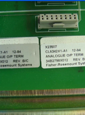 议价 CL6342X1-A1 34B2798X012 ANALOGUE O/P TERM CL6342X1-A1 C