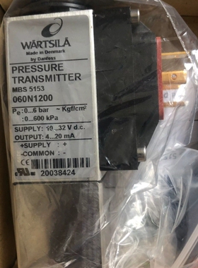议价 MBS5153 060N1200 瓦锡兰压力感测器 全新现货议价