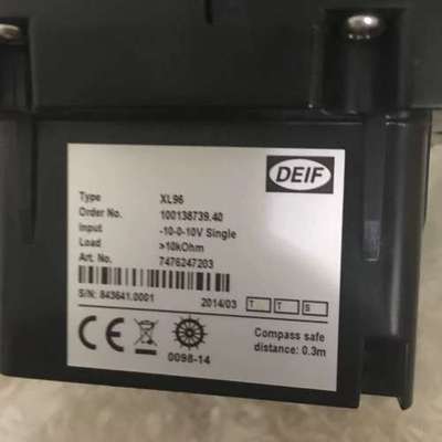 售前DEIF  RPM XL96 -10V-0-10V single nabtesco RPM 7476247203