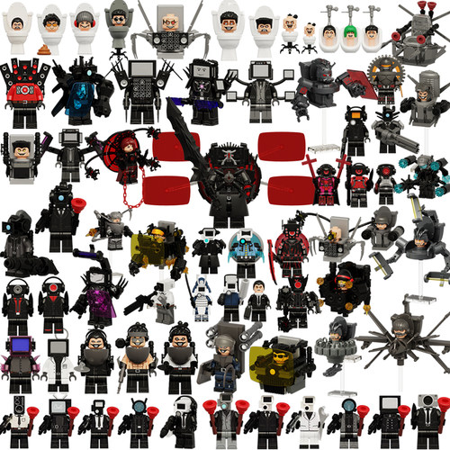 天文主宰马桶人vs泰坦监控人积木