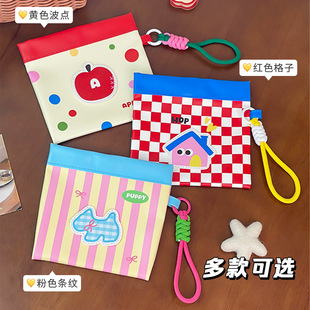 学生姨妈巾收纳包生理期可爱多巴胺随身便携月事包收纳手提包防水