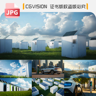 风能太阳能光伏电池新能源绿色清洁能源储能JPG高清背景图片素材