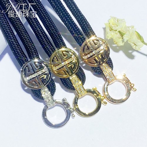 翡翠珠宝玉器挂件项链钻石吊坠