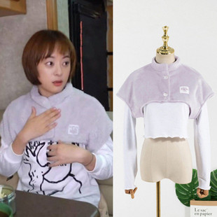 护肩颈椎坎肩睡觉空调房保暖坐月子孕产妇哺乳肩周防寒绒春秋男女