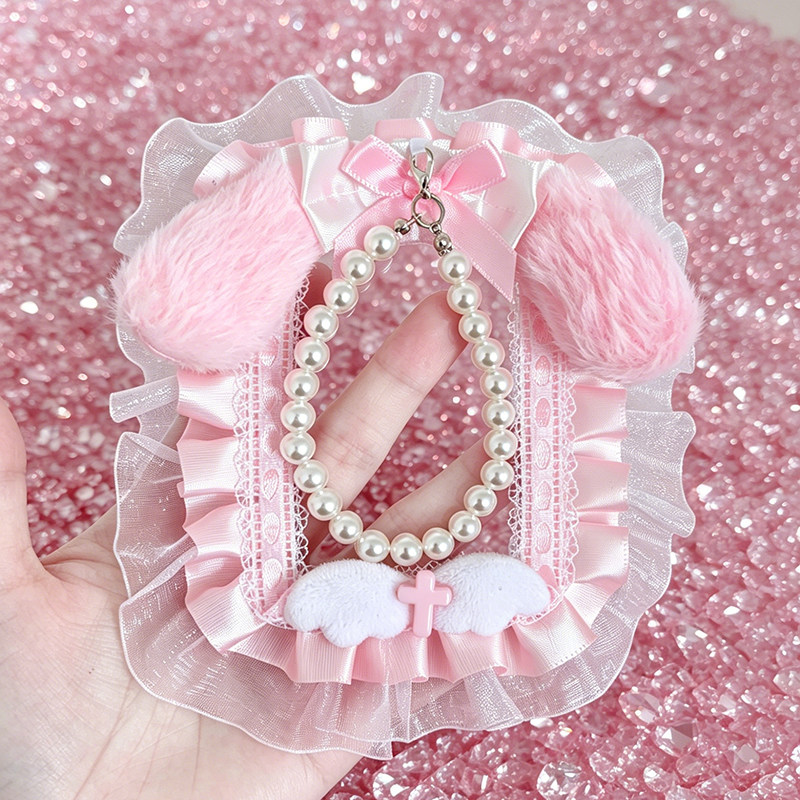 毛绒卡套谷美拍立得成品手作谷美图片
