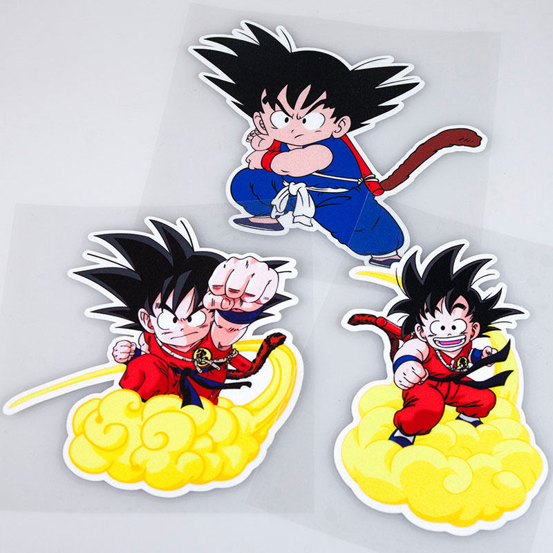 恐高症贴纸 七龙珠孙悟空车贴创意个性摩托改装划痕遮挡卡通贴画