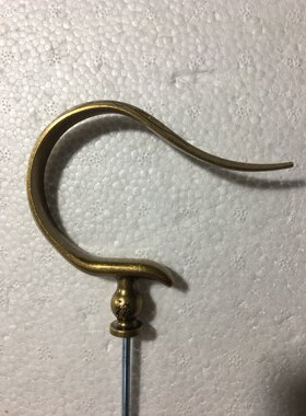黄豆鸟笼钩子小鸟笼子钩子古铜色钩子不倒勾小米雀笼合金挂钩鸟具