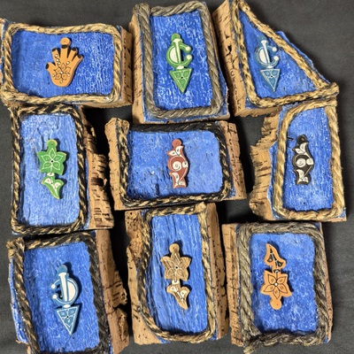 摩洛哥带回舍夫沙万手工冰箱贴