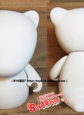 kidrobot munny world ROOZ 4寸素体白模小幽灵涂鸦公仔