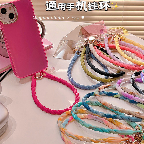 可爱小熊手机挂绳硅胶