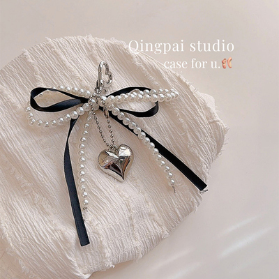 ins法式蝴蝶结手机挂饰挂件