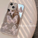 轻派镜面超仙蝴蝶适用苹果17promax手机壳女神iphone16pro新款 15日韩ins镜子14网红11全包12防摔软壳 13女款