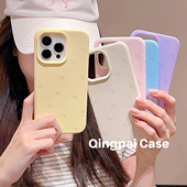 轻派韩系ins液态硅胶蝴蝶结适用苹果17promax手机壳iphone16新款 15pro女12网红14纯色13简约小众温柔全包软壳