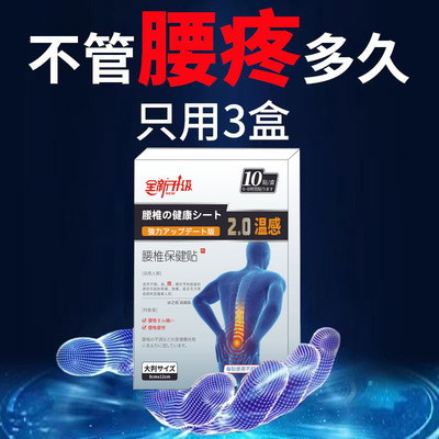 日本坐骨神经贴腰椎压迫神经引起屁股大小腿外侧放射性疼痛麻木贴